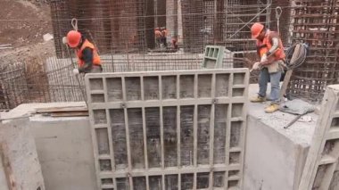 İnşaat site çalışanları