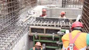 İnşaat site çalışanları