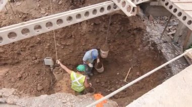 İnşaat site çalışanları