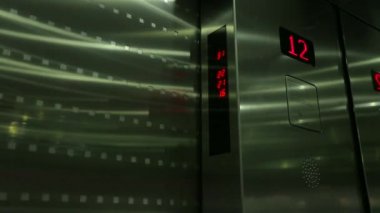 Asansör kapılar kapanıyor