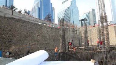 İnşaat site çalışanları