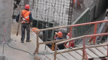 İnşaat site çalışanları