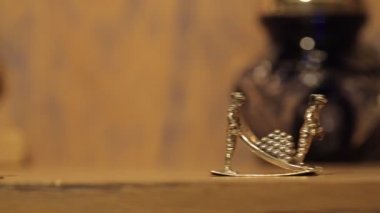 Sidetable dekorasyon yakın çekim