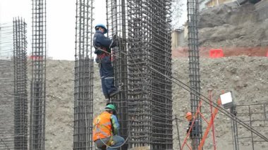 İnşaat site çalışanları