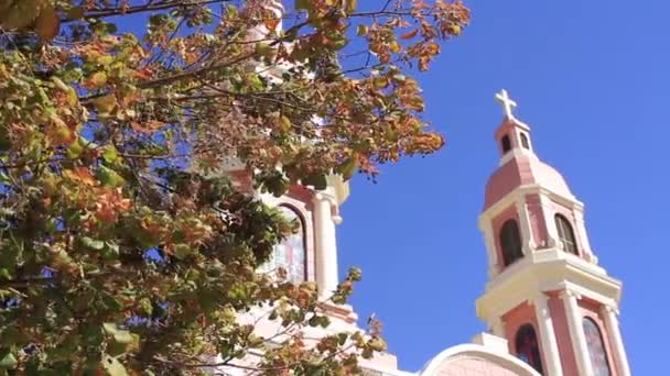 Campanario iglesia — Vídeo de stock