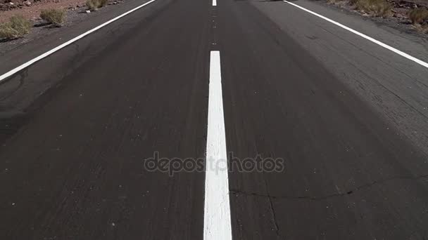 Noord Chili snelweg — Stockvideo