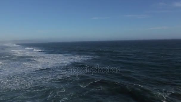 Океан на юге Чили — стоковое видео