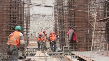 İnşaat site çalışanları