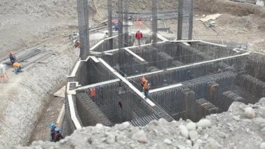 İnşaat site çalışanları