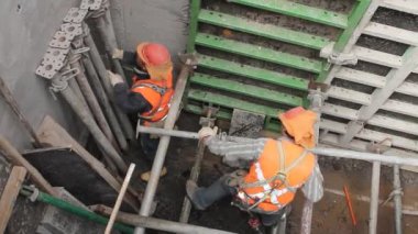 İnşaat site çalışanları