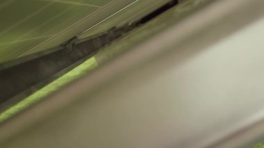 Güneş panelleri yakın çekim