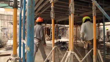 İnşaat site çalışanları