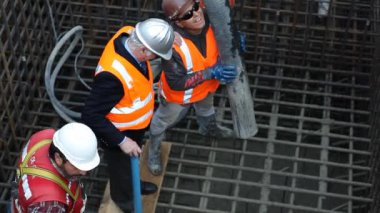 İnşaat site çalışanları