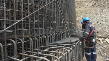 İnşaat site çalışanları