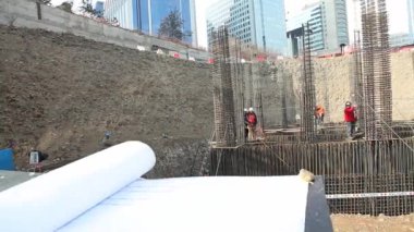 İnşaat site çalışanları