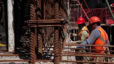 İnşaat site çalışanları