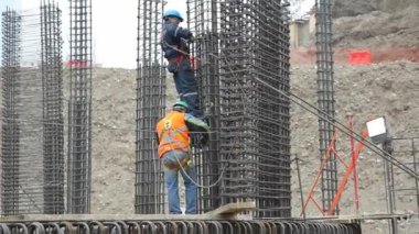 İnşaat site çalışanları