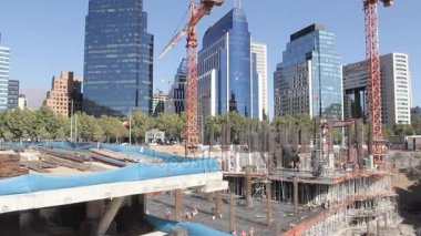 Bir betonarme inşaat alanı