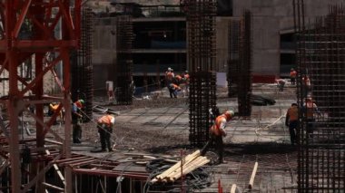 İnşaat site çalışanları