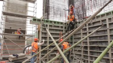 İnşaat site çalışanları