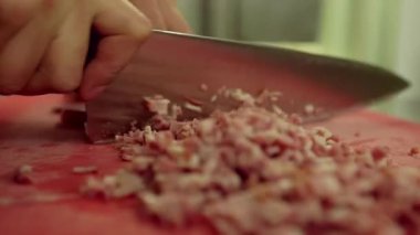Şef pastırma Dilimleme