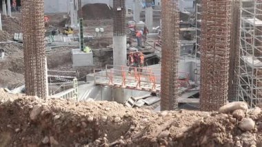 İnşaat site çalışanları