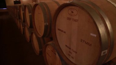 Şarap mahzeni görünümü