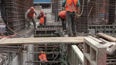 İnşaat site çalışanları