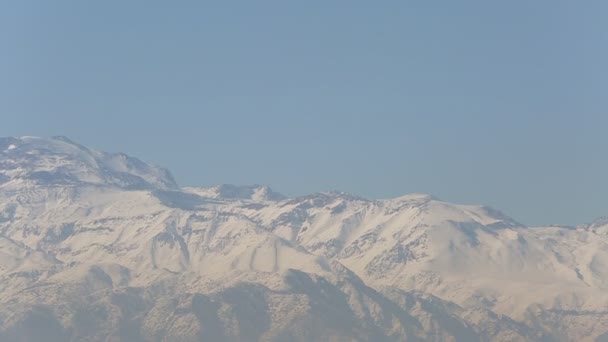 雪盖的山 — 图库视频影像