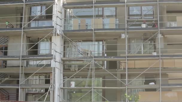 Travailleurs sur chantier — Video