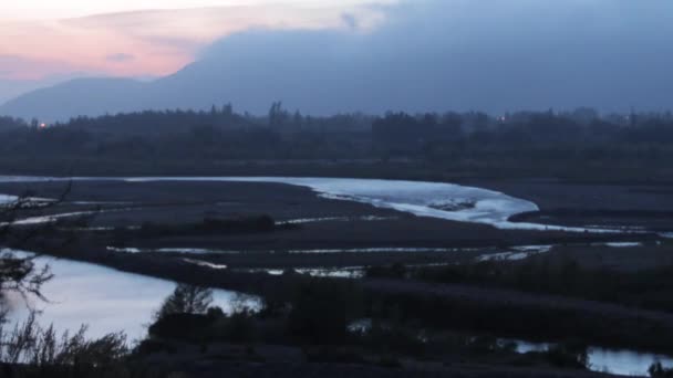 Nehir Timelapse kadar kapatın — Stok video