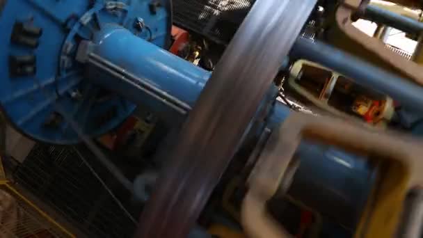 制造工业钢绞线 — 图库视频影像
