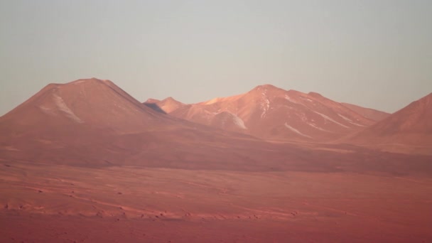 Atacama Çölü'nde dağlar — Stok video