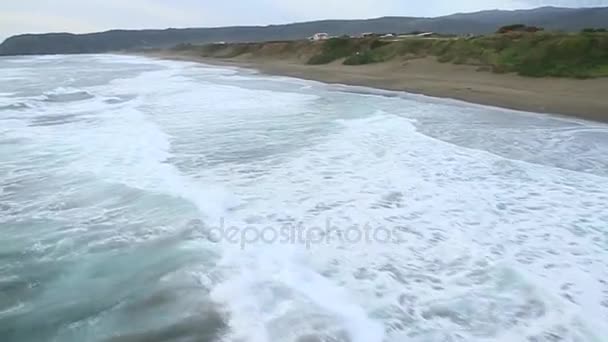 Ocean w południowej części Chile — Wideo stockowe