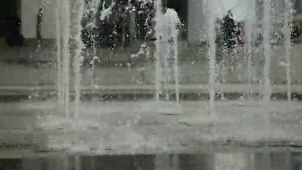 Fontana danzante dell'acqua — Video Stock