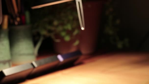 Main en utilisant le pavé tactile avec iMac 