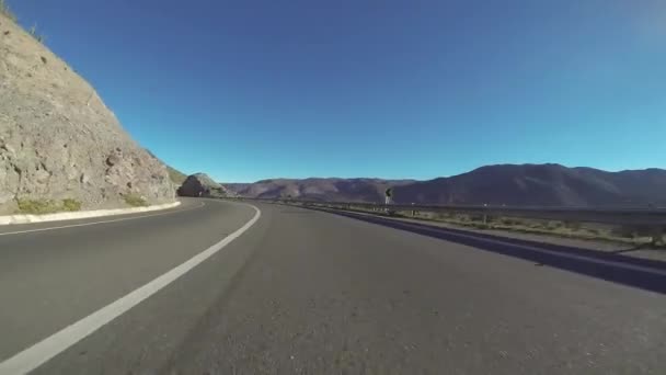 Norra Chile highway — Stockvideo