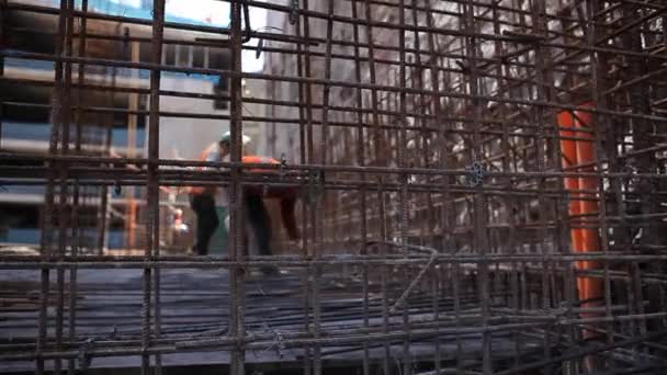 建筑地盘工人 — 图库视频影像