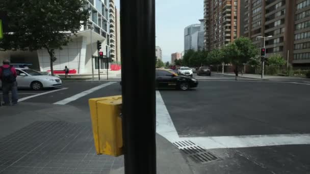 Santiago strada timelapse — Video Stock