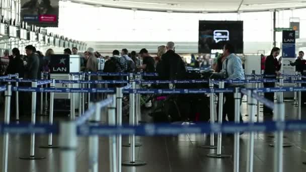 Bandara internasional di Santiago Chile — Stok Video