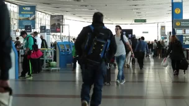 International airport in Santiago Chile — Stock Video