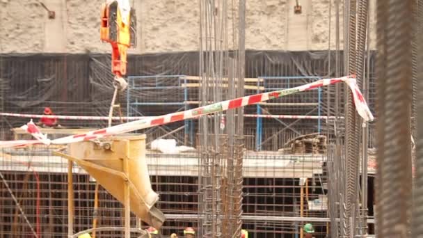 Lavoratori del cantiere — Video Stock