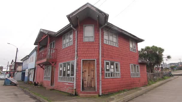 Chiloe venkovský dům — Stock video
