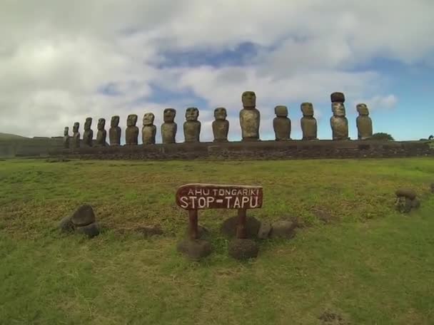 Νήσος του Πάσχα μνημεία — Αρχείο Βίντεο