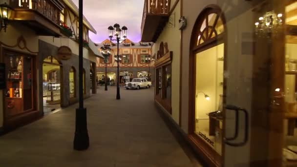Blick auf die Altstadt — Stockvideo