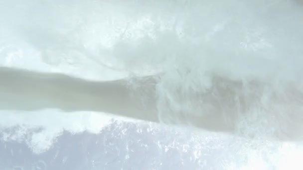 Плавець плаває в басейні — стокове відео