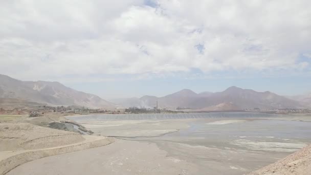 Cama del lago del desierto — Vídeo de stock