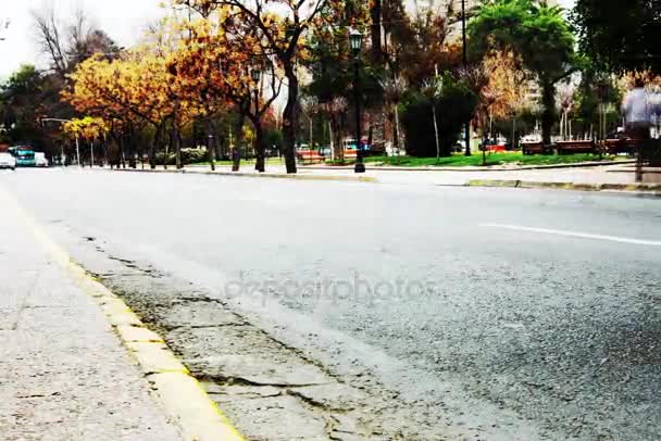 Timelapse δρόμο της πόλης — Αρχείο Βίντεο