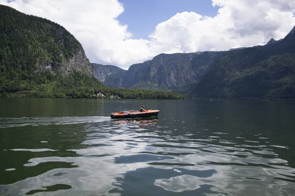 Typischer blick auf das salzkammergut Österreich — Stockfoto