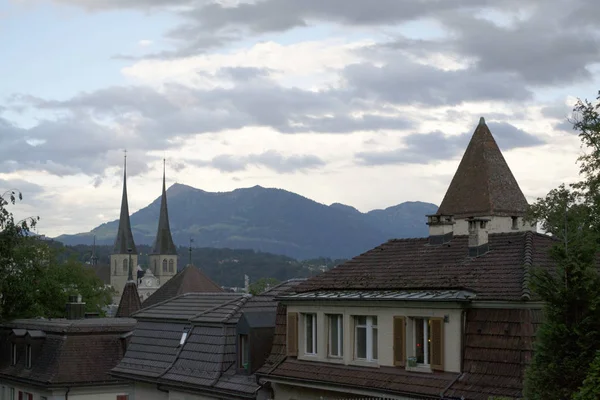 Starego miasta w Lucernie — Zdjęcie stockowe